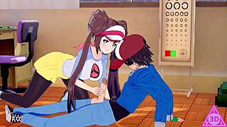 Koikatsu Rosa, Mei, and Ash in wild uncensored sex. Blowjob and cumshot action heats up!