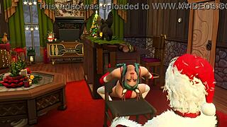 tav rides on astarion for her pleasure on christmas eve in sims 4