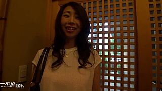 seductive japanese beauty ayumi shinoda teases with her allure in this asian blowjob scene