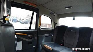 What if amateur brunette had opened her legs in the car for sexual pleasure?