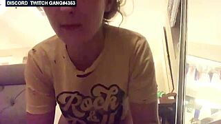 Big Boob real life Twitch babe shows them off and accidental nip slips