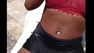 Latina teen exhibits her little mark on display