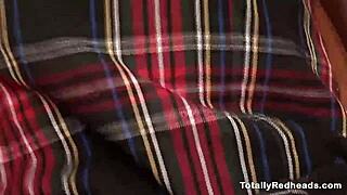 sweet brunette babe fingering herself to orgasm