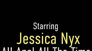Blonde Jessica Nyx's Tight Asshole Creamed!