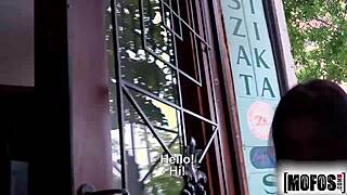 Mia Evans Picked Up for Outdoor Milf Fuck!