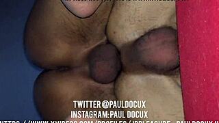 Colombian guys trading anal pleasures in amateur scene