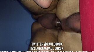 Colombian guys trading anal pleasures in amateur scene