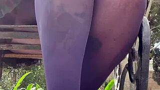 Blonde milf sucks monster big black cock deepthroat slut