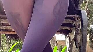 Blonde milf sucks monster big black cock deepthroat slut