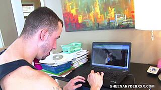 Black beauty Ariella Ferraz gets her backdoor banged by a Brazilian stud in this hot hardcore porn video