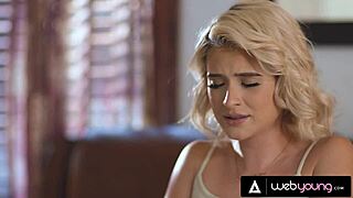 Hot blonde witch jessie saint has interracial sex with her busty ebony roommate after trying a spell