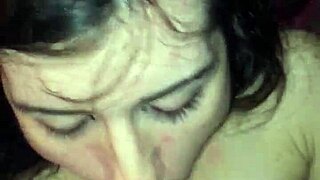 i enjoy my homemade brunette sucking my cock deeply