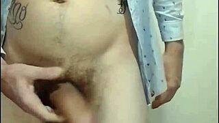 Horny gay milkman takes anal pounding before morning work