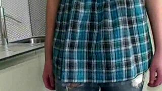 Ever seen a teen 18+ taking a huge cumshot? Watch her get covered.