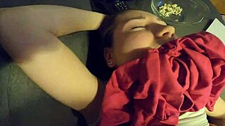 Hot Wife Endures Anal Punishment in Garage