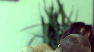 Oh Yeah, Watch That Horny Teen Babe Ride The Monster Cock To Creampie!