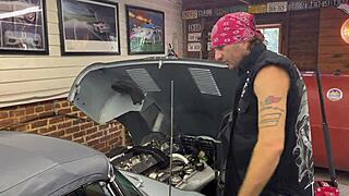 Fix my Jaguar, I'll fix your cock, Cheetah Adora tells mechanic before doggy style