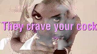 Gracie's clit teased by sissy whore play