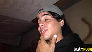 Just another day as a Latino cum dump, getting pounded rough in a wild group session.