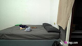 petite redhead teen 18+ seduces flatmate with cosplay blowjob