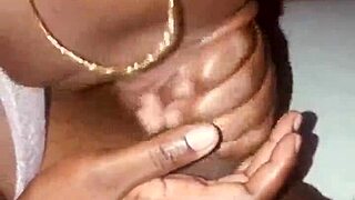 She eagerly sucked his cock deepthroat style, swallowing every drop of cum.