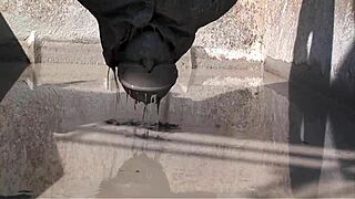 these gay guys in latex are having some fun together