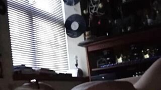 Lord claw penumbra bends lady saline over in doggystyle during the black cats mating season, her fat bbw body shaking as he masturbates his monster cock