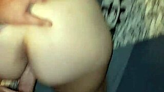 She receives a creampie in the doggie style position during intimate moments.