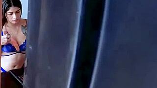 My busty latina neighboor needs helpp on webcam