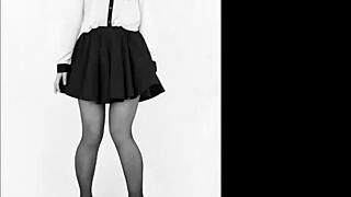 oh wow, check out this pantyhose fetish with legs in underwear!