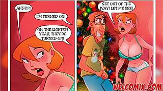 christmas orgy at the naughty home with wild group action this festive season