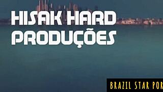 Massage and Cock Sucking from Behind Big Tit Babe