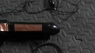 gorgeous brunette darling plays with her pussy slave style 😈