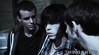 i watched three young gays makin out then they anal pounded each other so hard