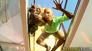 Hey, Check Out This Pissing Skank Getting Banged!