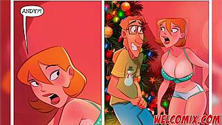 christmas orgy at the naughty home with wild group action this festive season