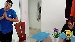 i convinced my young Colombian stepsister to suck my dick deepthroat until i cum in her small mouth