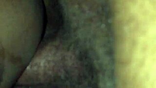 Feeling The Big Black Cock Enter Her Wet Ebony Pussy