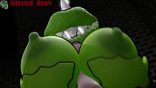 Vegas girl strips on the couch, gets oiled massage, POV dildo play, fingered, rides cock to bondage orgasm.