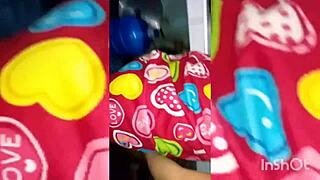 Adding spice to food while pleasuring myself in the kitchen