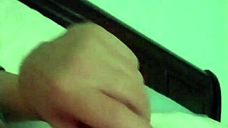 He uses a cock ring for intense cumshot