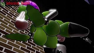 Vegas girl strips on the couch, gets oiled massage, POV dildo play, fingered, rides cock to bondage orgasm.