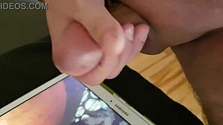 watch this hot amateur tribute to mcmex13 with solo cock masturbation and explosive cumshot