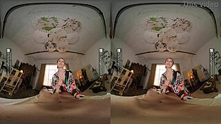 maya woulfe, tell me about this vr massage banging scene.