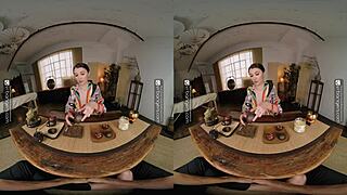 maya woulfe, tell me about this vr massage banging scene.