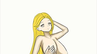 speed painting of beautiful waifu