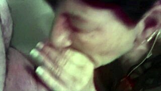 mature milf delivers awesome blowjob to cock