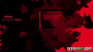 summoning ritual finale with leana lovings, mandy waters, joshua lewis, and sergeant miles in hardcore pov action 😏