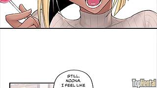 i messed up my yoga poses with this hentai chick in cfnm workout