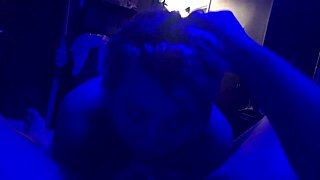 Nova Cane gags on big black cock in deepthroat blowjob special!